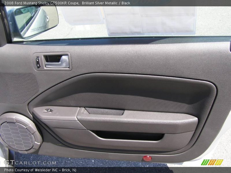 Brilliant Silver Metallic / Black 2008 Ford Mustang Shelby GT500KR Coupe