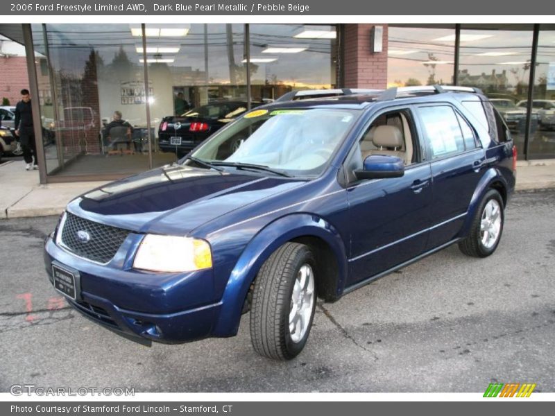 Dark Blue Pearl Metallic / Pebble Beige 2006 Ford Freestyle Limited AWD