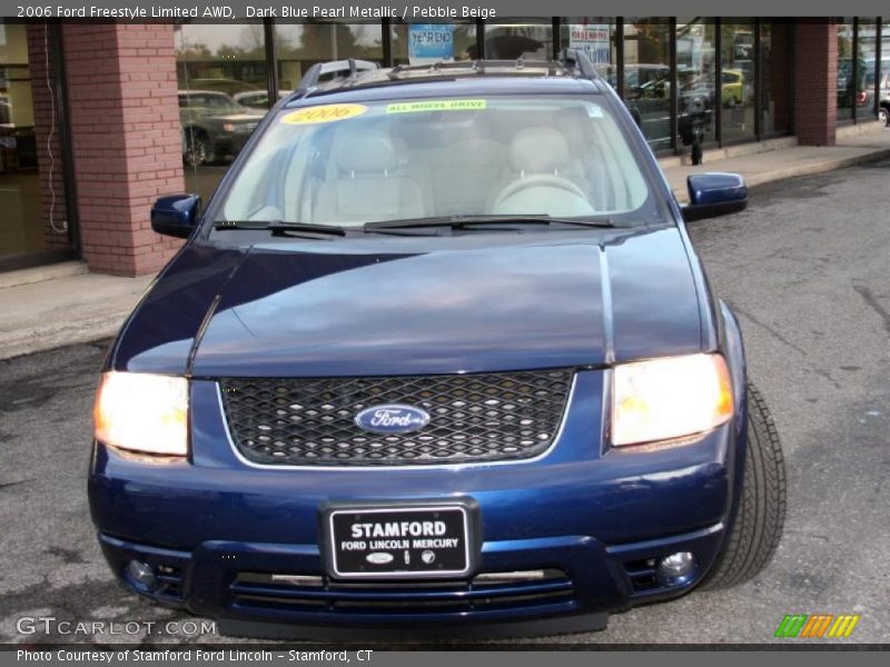 Dark Blue Pearl Metallic / Pebble Beige 2006 Ford Freestyle Limited AWD