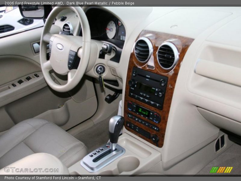 Dark Blue Pearl Metallic / Pebble Beige 2006 Ford Freestyle Limited AWD
