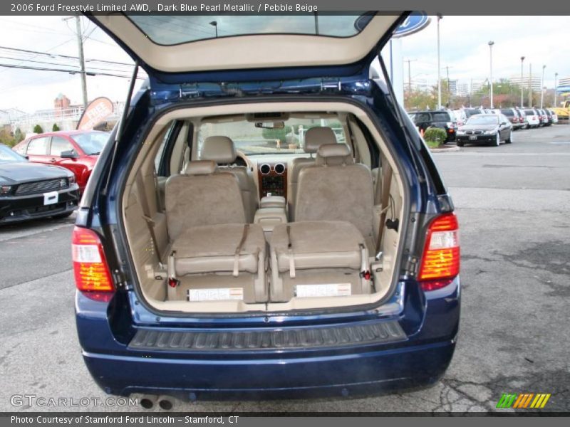 Dark Blue Pearl Metallic / Pebble Beige 2006 Ford Freestyle Limited AWD