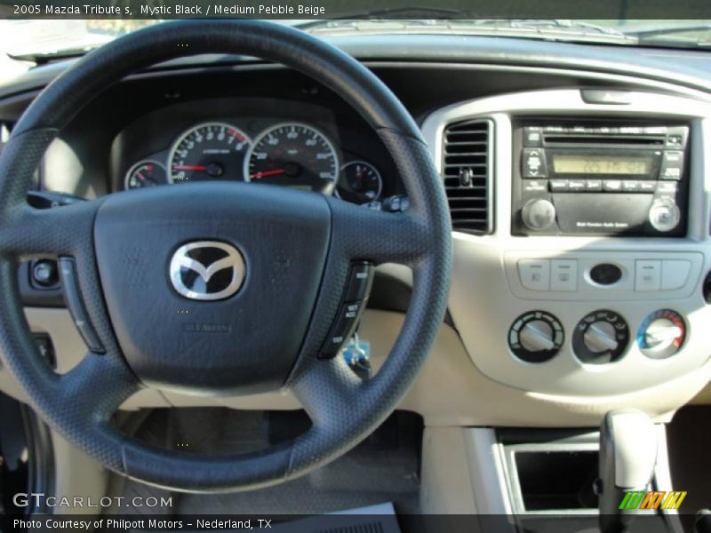 Mystic Black / Medium Pebble Beige 2005 Mazda Tribute s