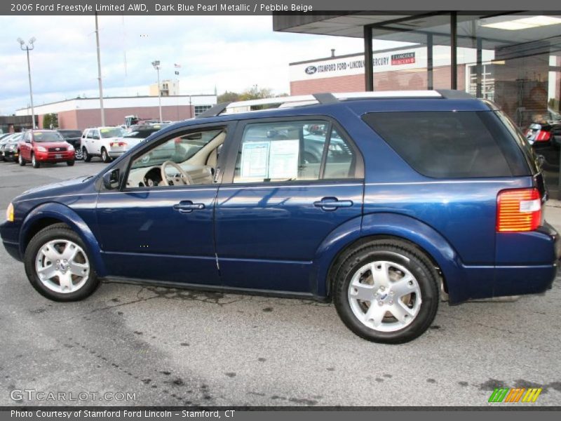 Dark Blue Pearl Metallic / Pebble Beige 2006 Ford Freestyle Limited AWD