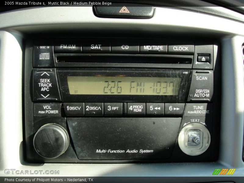 Mystic Black / Medium Pebble Beige 2005 Mazda Tribute s
