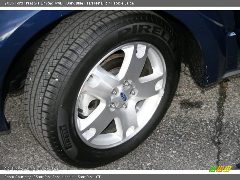 Dark Blue Pearl Metallic / Pebble Beige 2006 Ford Freestyle Limited AWD