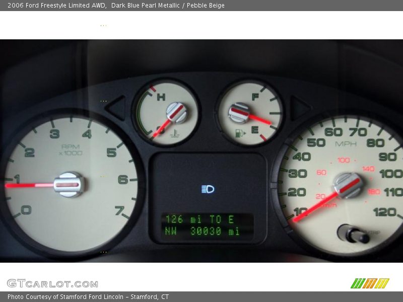 Dark Blue Pearl Metallic / Pebble Beige 2006 Ford Freestyle Limited AWD