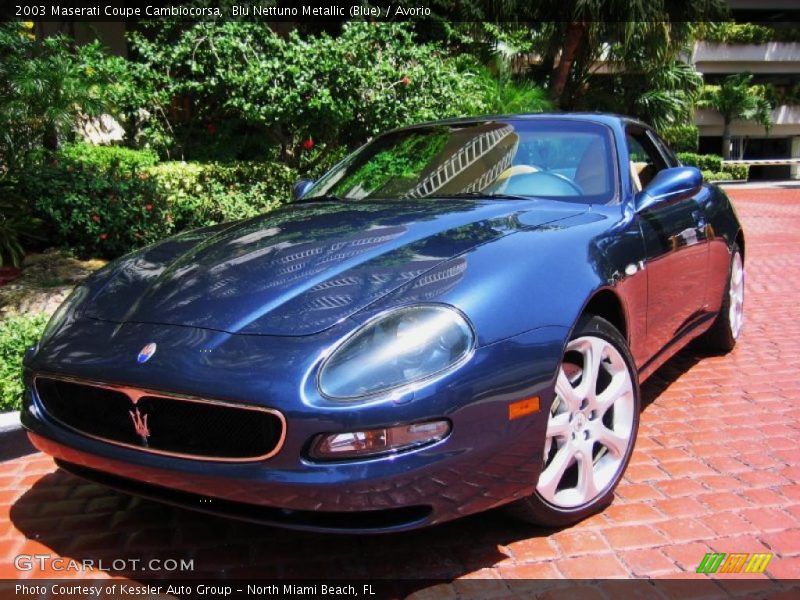 Blu Nettuno Metallic (Blue) / Avorio 2003 Maserati Coupe Cambiocorsa