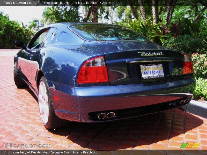 Blu Nettuno Metallic (Blue) / Avorio 2003 Maserati Coupe Cambiocorsa