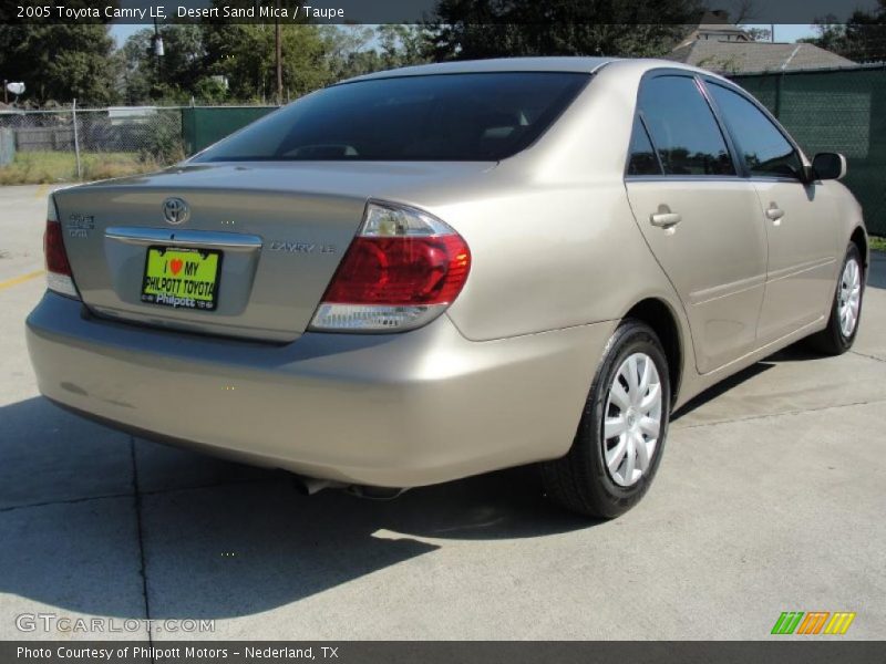 Desert Sand Mica / Taupe 2005 Toyota Camry LE