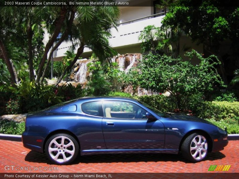 Blu Nettuno Metallic (Blue) / Avorio 2003 Maserati Coupe Cambiocorsa