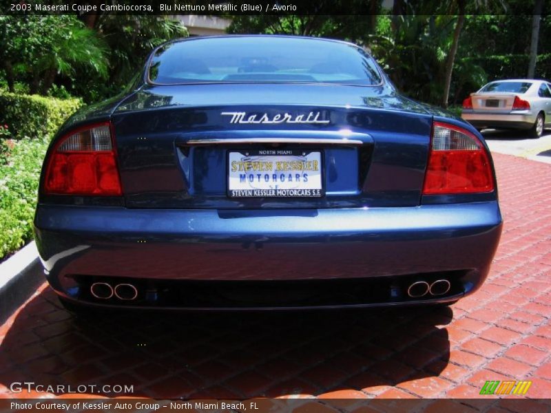 Blu Nettuno Metallic (Blue) / Avorio 2003 Maserati Coupe Cambiocorsa