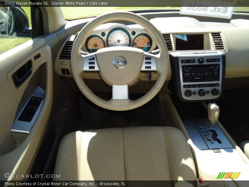 Glacier White Pearl / Cafe Latte 2003 Nissan Murano SE