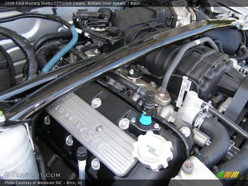 Brilliant Silver Metallic / Black 2008 Ford Mustang Shelby GT500KR Coupe