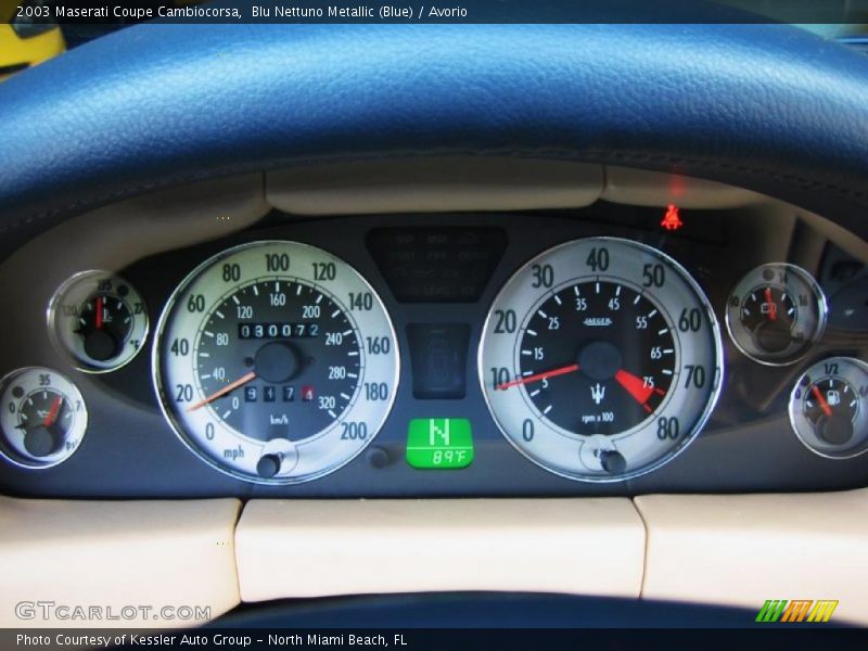  2003 Coupe Cambiocorsa Cambiocorsa Gauges