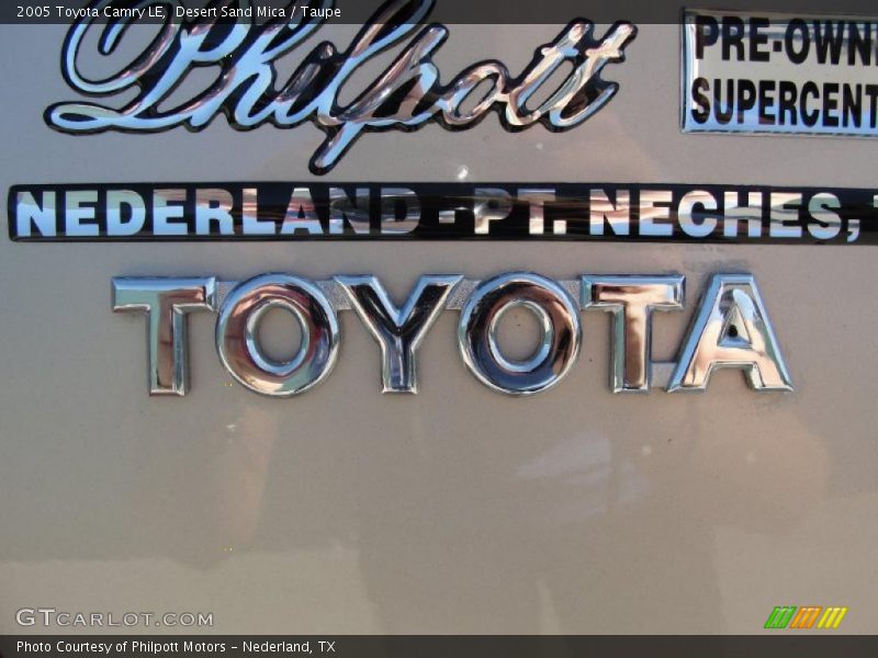 Desert Sand Mica / Taupe 2005 Toyota Camry LE