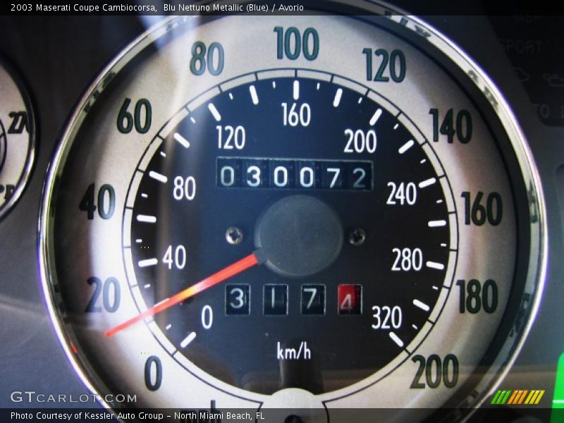 Blu Nettuno Metallic (Blue) / Avorio 2003 Maserati Coupe Cambiocorsa