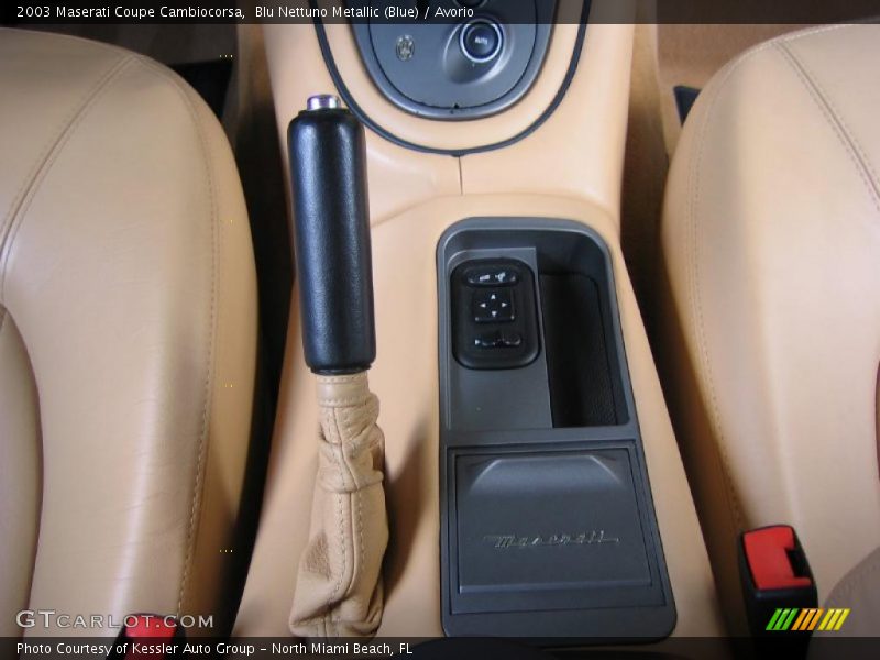 Controls of 2003 Coupe Cambiocorsa