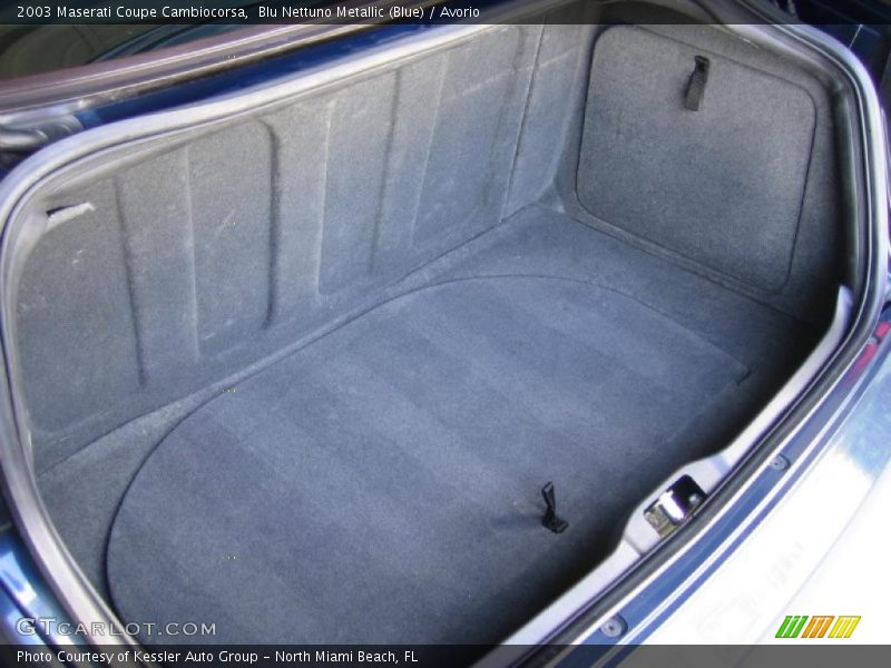  2003 Coupe Cambiocorsa Trunk