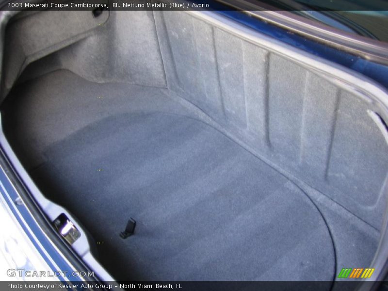  2003 Coupe Cambiocorsa Trunk