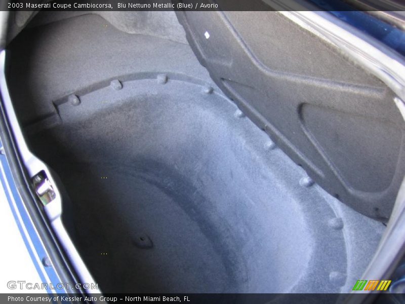  2003 Coupe Cambiocorsa Trunk