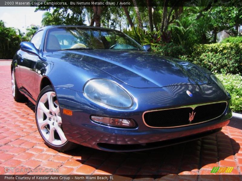 Blu Nettuno Metallic (Blue) / Avorio 2003 Maserati Coupe Cambiocorsa