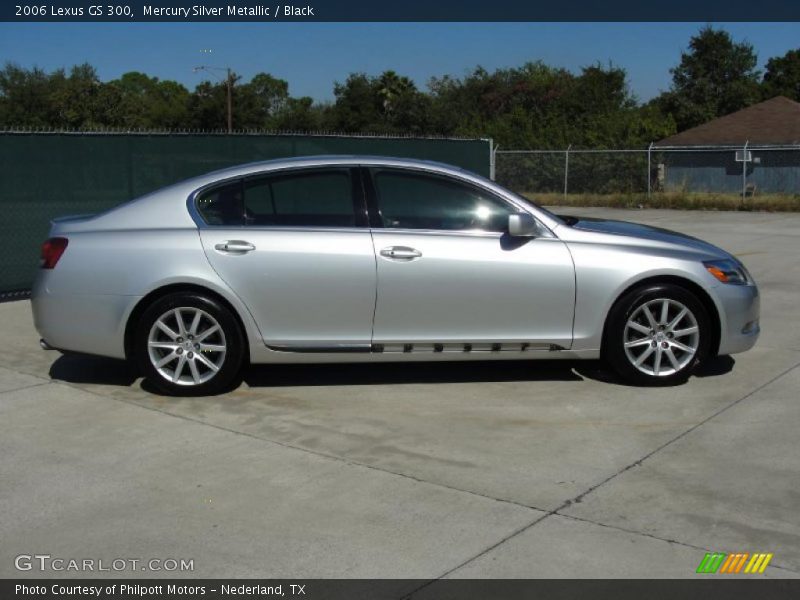 Mercury Silver Metallic / Black 2006 Lexus GS 300