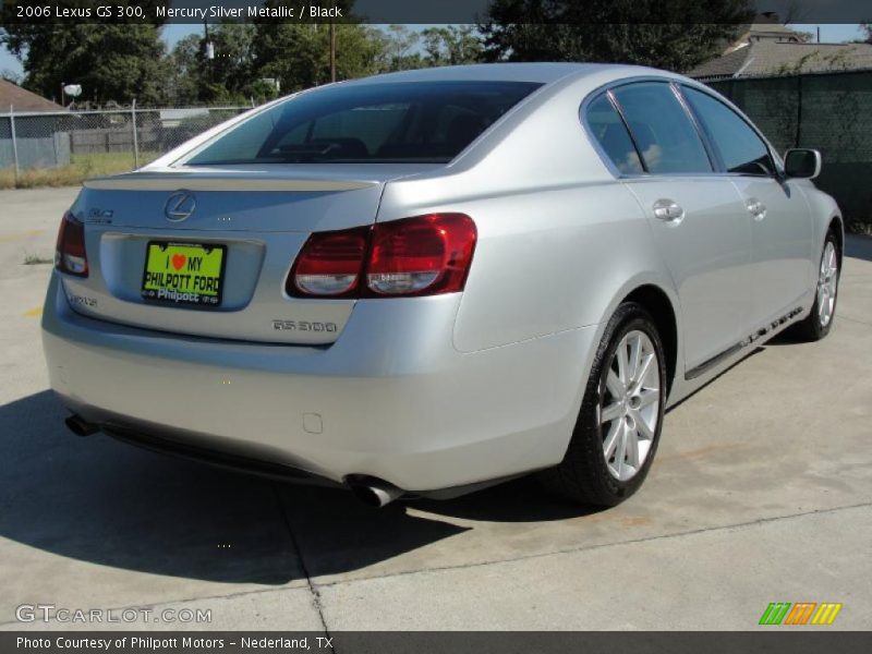 Mercury Silver Metallic / Black 2006 Lexus GS 300