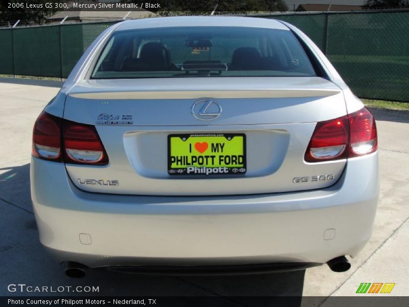 Mercury Silver Metallic / Black 2006 Lexus GS 300