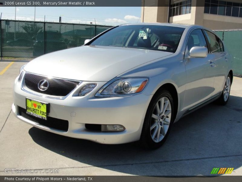 Mercury Silver Metallic / Black 2006 Lexus GS 300