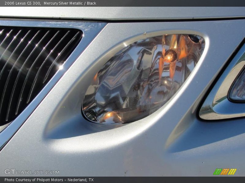 Mercury Silver Metallic / Black 2006 Lexus GS 300