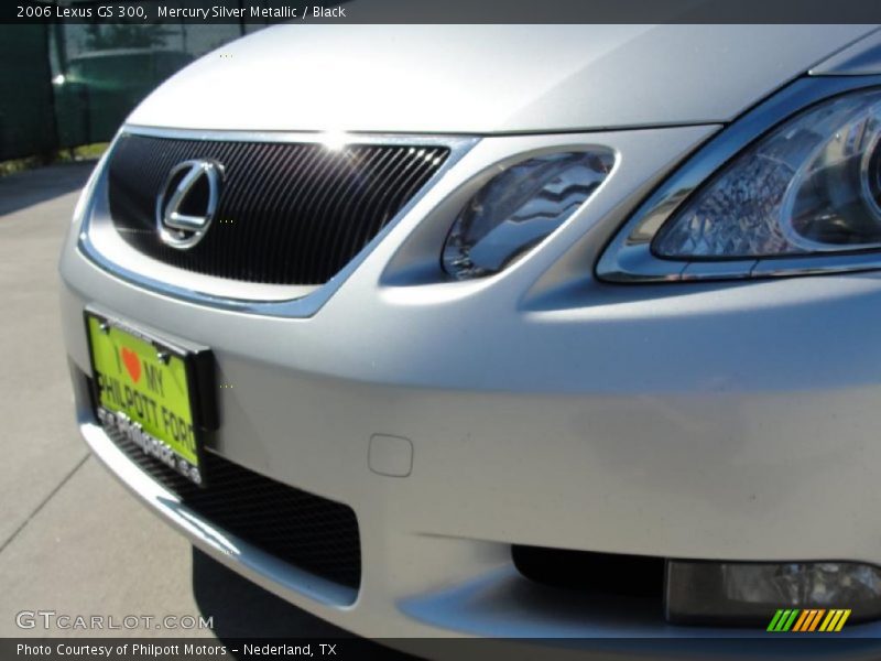 Mercury Silver Metallic / Black 2006 Lexus GS 300