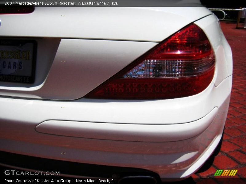 Alabaster White / Java 2007 Mercedes-Benz SL 550 Roadster