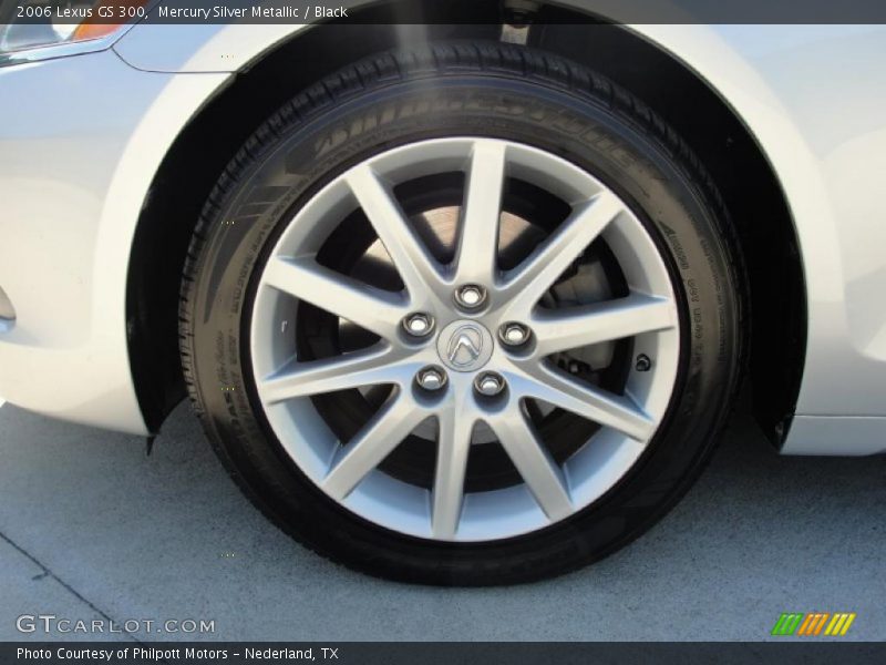 Mercury Silver Metallic / Black 2006 Lexus GS 300