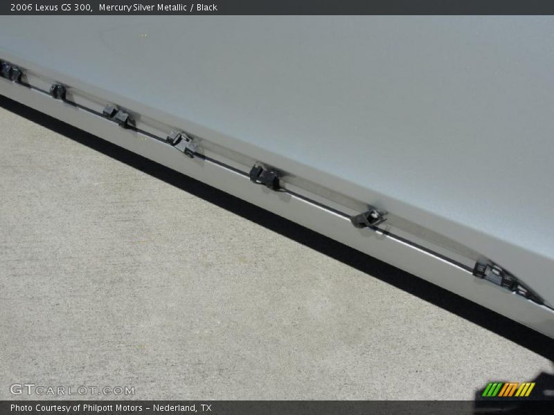 Mercury Silver Metallic / Black 2006 Lexus GS 300