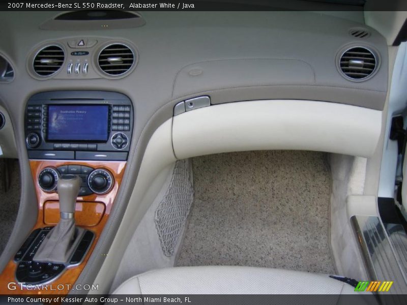 Alabaster White / Java 2007 Mercedes-Benz SL 550 Roadster