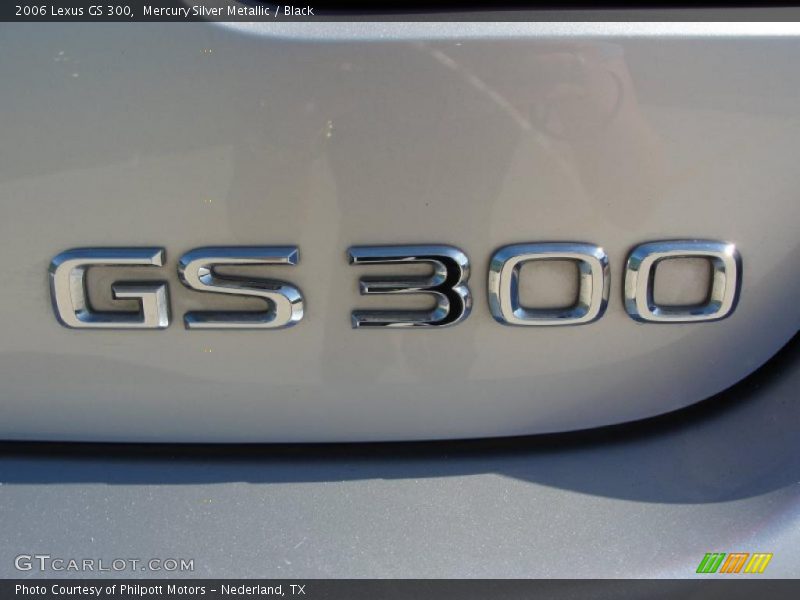 Mercury Silver Metallic / Black 2006 Lexus GS 300