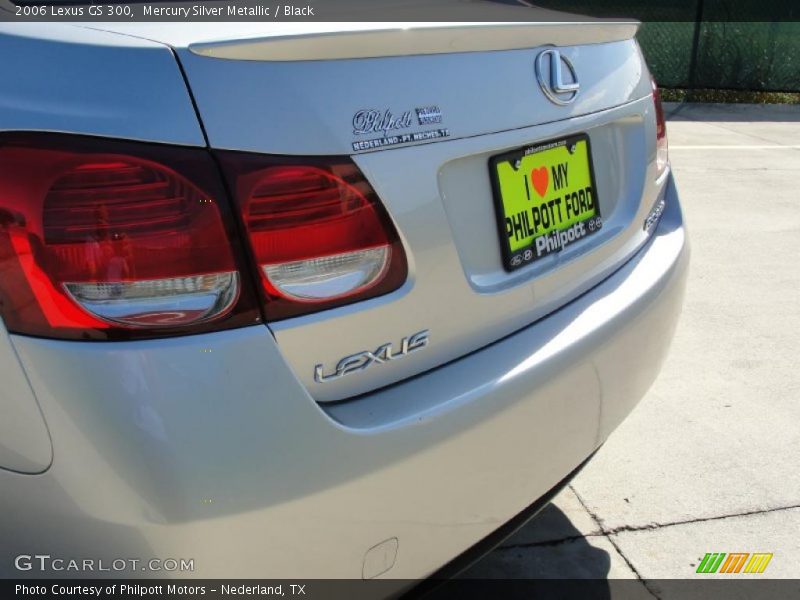Mercury Silver Metallic / Black 2006 Lexus GS 300