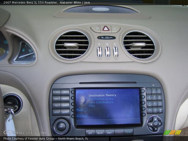 Alabaster White / Java 2007 Mercedes-Benz SL 550 Roadster