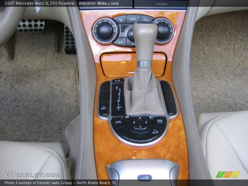 Alabaster White / Java 2007 Mercedes-Benz SL 550 Roadster