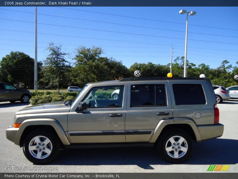 Dark Khaki Pearl / Khaki 2006 Jeep Commander