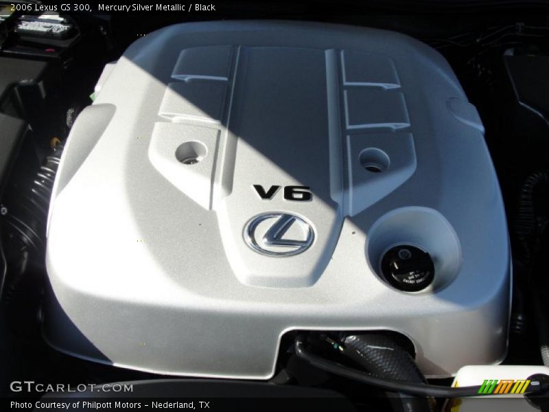 Mercury Silver Metallic / Black 2006 Lexus GS 300