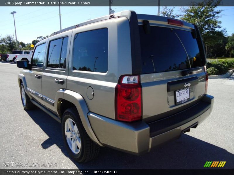 Dark Khaki Pearl / Khaki 2006 Jeep Commander