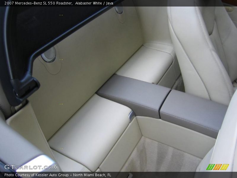 Alabaster White / Java 2007 Mercedes-Benz SL 550 Roadster