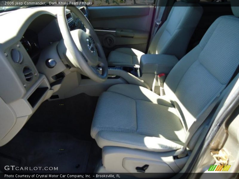 Dark Khaki Pearl / Khaki 2006 Jeep Commander