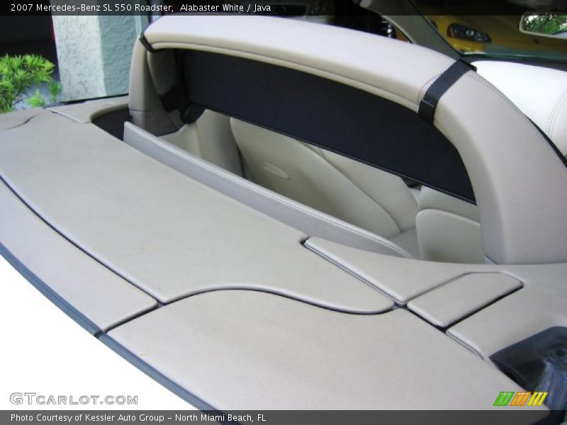 Alabaster White / Java 2007 Mercedes-Benz SL 550 Roadster