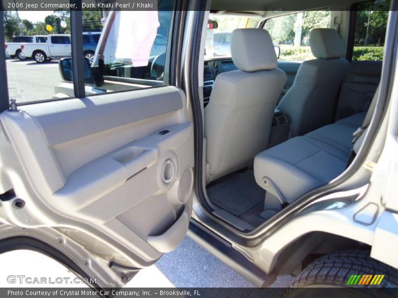 Dark Khaki Pearl / Khaki 2006 Jeep Commander