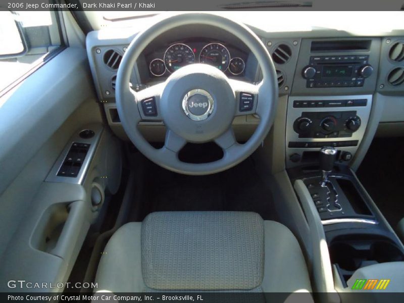 Dark Khaki Pearl / Khaki 2006 Jeep Commander