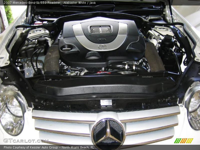 Alabaster White / Java 2007 Mercedes-Benz SL 550 Roadster