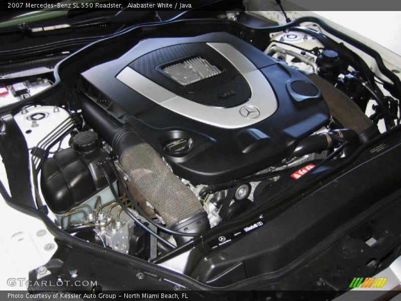 Alabaster White / Java 2007 Mercedes-Benz SL 550 Roadster