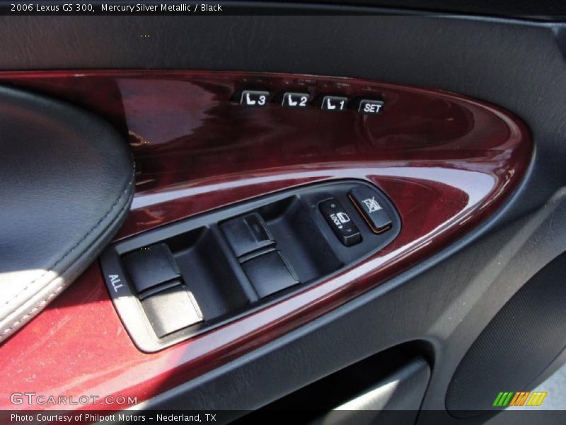 Mercury Silver Metallic / Black 2006 Lexus GS 300